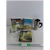 Image 1 : Books, Mason Jar, Tile Wall Decor, Insulated Cup