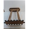 Image 2 : Wooden Fishing Rod Stand - 25.5x18x7.5" - Pickup Only