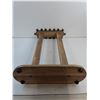 Image 3 : Wooden Fishing Rod Stand - 25.5x18x7.5" - Pickup Only