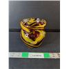 Image 1 : Swirled Murano Style Glass Bowl 5.25"