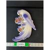 Image 1 : Parrot Chalkware Wall Ornament 11.5"