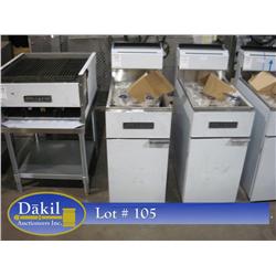 NEW AMERICAN RANGE AF 35/50  GAS FRYER;