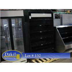 BARKER S47-24TM  5 SHELF REFRIGERATED DISPLAY CASE;