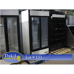 TRUE GDM-35F  2 DOOR FREEZER GLASS DOORS;