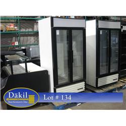 TRUE GDM-35F  2 DOOR REFRIGERATOR GLASS DOORS;