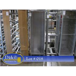 ALUMINUM  OPEN PAN RACK;