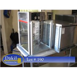 HATCO FEW-1  ROTATING PIZZA DISPLAY W/HUMIDITY;