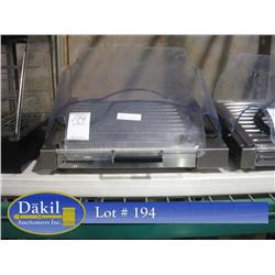 ROUNDUP HDC-30  HOTDOG ROLLER GRILL W/SNEEZE GUARD;