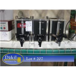 BUNN  COFFEE DISPENSERS (3X);
