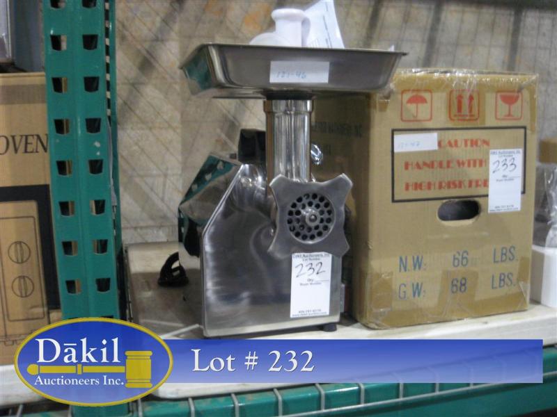 NEW AMERICAN EAGLE AEG12N 1 HP MEAT GRINDER;