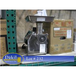 NEW AMERICAN EAGLE AEG-12N  1 HP MEAT GRINDER;