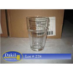 14 OZ STACKABLE TEA GLASSES (2X);