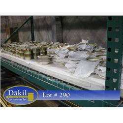 SMALL PLATES, LARGE PLATES, SAUCERS, BOWLS, TEA CUPS, 409  TOTAL PIECES;