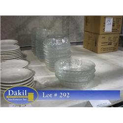 DESERT DISHES 39 TOTAL PIECES;