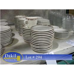 SAUCERS & TEACUPS 47 TOTAL PIECES;