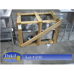 NEW SSP 32C  16X20 NSF 2 COMPARTMENT SINK;