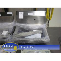 NEW STAINLESS STEEL  WALL MOUNT HAND SINK;