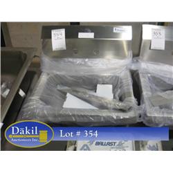 NEW STAINLESS STEEL  WALL MOUNT HAND SINK;
