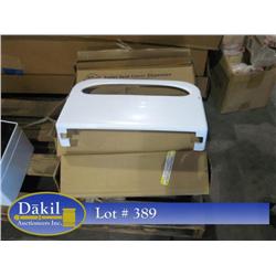 TOILET SEAT COVER DISPENSERS (8X);
