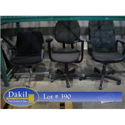 OFFICE CHAIRS (3X);