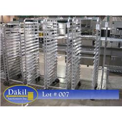 NEW WIN-HOLT  20 PAN BAKERY RACKS;