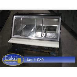 BKI WDC3-T  COVERED GLASS COUNTER TOP DISPLAY;