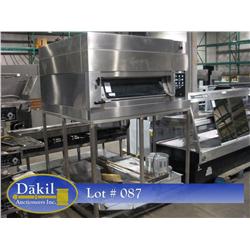 NEW ADAMATIC FG-247-G28501  ELECTRIC DECK OVEN ON STAINLESS STEEL STAND;