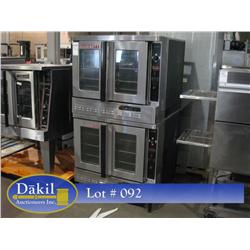 BLODGETT DOUBLE STACK DFG100/200  GAS CONVECTION OVENS (2X)  ;