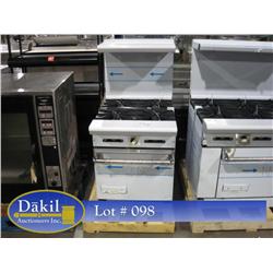 NEW AMERICAN RANGE AR-4  4 BURNER NATURAL GAS OVEN;