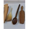 Image 3 : (7) Wooden Kitchen Utensils Lot