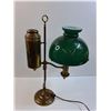 Image 2 : Vintage Style Lamp w/Green Shade - 23" x 15" - PICK UP