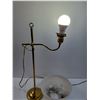 Image 2 : Brass Style Lamp - Works - w/White Glass Shade (Does Not Fit Lamp)- 24" x 12" - PICK UP