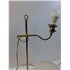 Image 4 : Brass Style Lamp - Works - w/White Glass Shade (Does Not Fit Lamp)- 24" x 12" - PICK UP