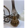Image 3 : Kerosene/Oil Lamp Ceiling Mount Hanging Lamp - HEAVY< CANNOT SHIP