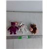 Image 1 : (3) TY stuffie Bears (one with a clip)