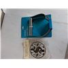 Image 3 : (2) Picture Frames, Wall Decor, Skip-Bo Card Game, Kitchen Knife Block,  Decorative Glass Vases, Mis