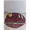 Image 1 : Ceramic Pot, (2) Decorative Door Handles, Table Centre Piece