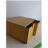Image 2 : Homemade Wooden Filing Box  With Drawers14x11x7"