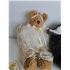Image 2 : (3) Teddy Bears,  1 Rabbit Stuffie