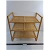 Image 1 : *Bamboo 3-Tier Shelf - 20x20x12" - PICK UP