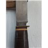 Image 2 : ERN German Hunting Knife w/Leather Sheath - 4.5" Blade