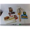Image 1 : Cookie Maker/Cake Decorator,  Wooden Checkers, Misc.