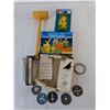 Image 2 : Cookie Maker/Cake Decorator,  Wooden Checkers, Misc.