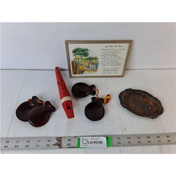 Castanets, Tonette, Yellowstone National Park Tray 5"