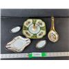 Image 1 : Porcelain Trays, Serving Spoon