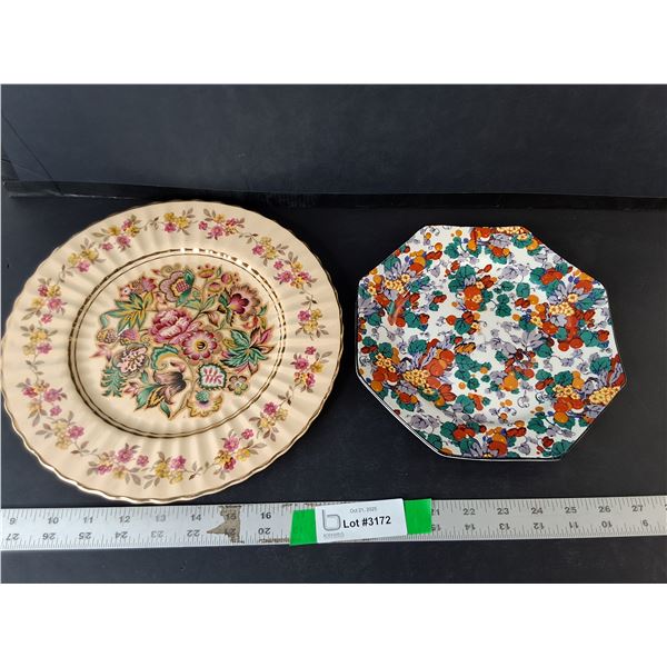 (2) Ceramic/Porcelain Plates Up to 11"