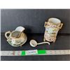 Image 1 : Hand Painted Porcelain Creamer, Vase