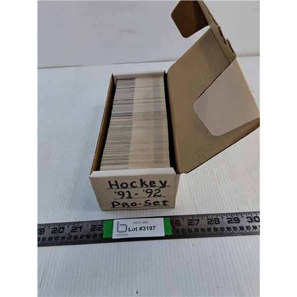 1991-92 Pro Set Hockey Cards