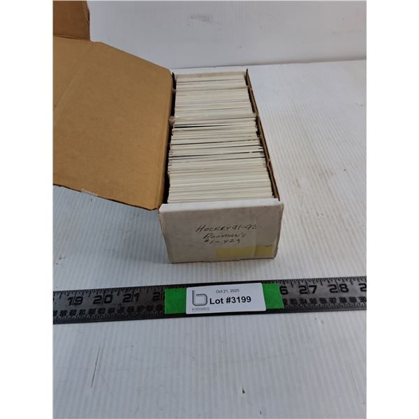 1991-92 Bowman's Hockey Cards #1-429
