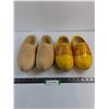 Image 1 : (2) Pairs of Wooden Shoes from Holland - Size 39